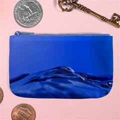 Wave Macro Water Surface Large Coin Purse by Pakrebo