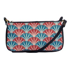 Seamless Patter Peacock Feathers Shoulder Clutch Bag by Pakrebo