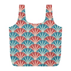 Seamless Patter Peacock Feathers Full Print Recycle Bag (l) by Pakrebo