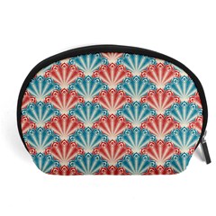 Seamless Patter Peacock Feathers Accessory Pouch (large) by Pakrebo