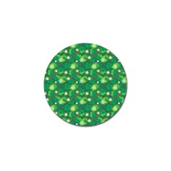 Leaf Clover Star Glitter Seamless Golf Ball Marker (4 Pack) by Pakrebo