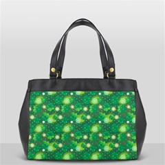 Leaf Clover Star Glitter Seamless Oversize Office Handbag by Pakrebo