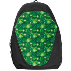 Leaf Clover Star Glitter Seamless Backpack Bag by Pakrebo