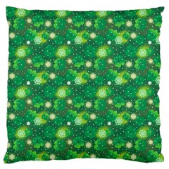 Leaf Clover Star Glitter Seamless Standard Flano Cushion Case (one Side) by Pakrebo