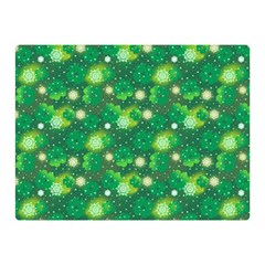 Leaf Clover Star Glitter Seamless Double Sided Flano Blanket (mini)  by Pakrebo