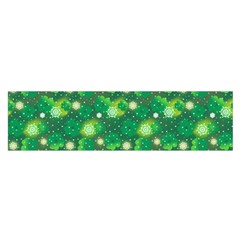 Leaf Clover Star Glitter Seamless Satin Scarf (oblong) by Pakrebo