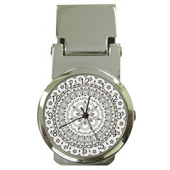 Vector Mandala Drawing Decoration Money Clip Watches by Pakrebo