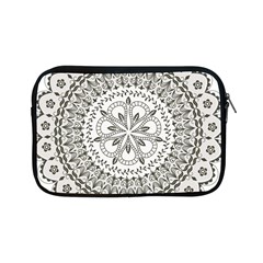 Vector Mandala Drawing Decoration Apple Ipad Mini Zipper Cases by Pakrebo