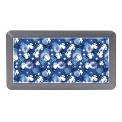 White Flowers Summer Plant Memory Card Reader (mini) by Pakrebo