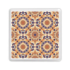 Orange Seamless Pattern Tile Memory Card Reader (square) by Pakrebo