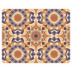 Orange Seamless Pattern Tile Double Sided Flano Blanket (medium)  by Pakrebo