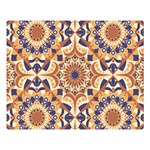 Orange Seamless Pattern Tile Double Sided Flano Blanket (Large)  80 x60  Blanket Front