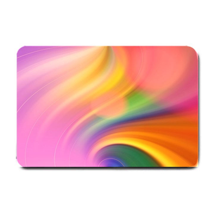 Wave Watercolor Watercolour Small Doormat 