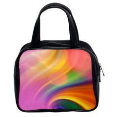 Wave Watercolor Watercolour Classic Handbag (two Sides) by Pakrebo