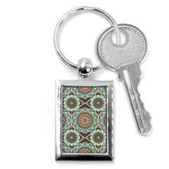 Seamless Pattern Colorful Wallpaper Key Chains (rectangle)  by Pakrebo