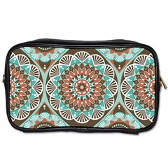 Seamless Pattern Colorful Wallpaper Toiletries Bag (two Sides) by Pakrebo