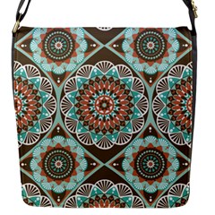 Seamless Pattern Colorful Wallpaper Flap Closure Messenger Bag (s) by Pakrebo