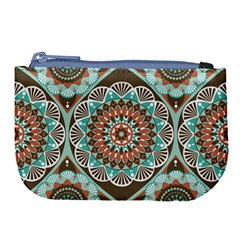 Seamless Pattern Colorful Wallpaper Large Coin Purse by Pakrebo