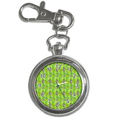 Maple Leaf Plant Seamless Pattern Key Chain Watches by Pakrebo