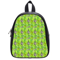 Maple Leaf Plant Seamless Pattern School Bag (small) by Pakrebo