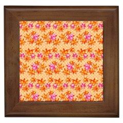 Maple Leaf Autumnal Leaves Autumn Framed Tiles by Pakrebo