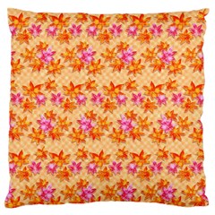 Maple Leaf Autumnal Leaves Autumn Large Flano Cushion Case (one Side) by Pakrebo