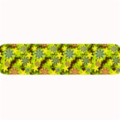 Flowers Yellow Red Blue Seamless Large Bar Mats by Pakrebo