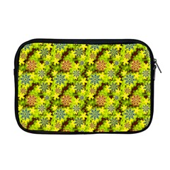 Flowers Yellow Red Blue Seamless Apple Macbook Pro 17  Zipper Case by Pakrebo