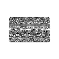 Ethno Seamless Pattern Magnet (name Card) by Pakrebo