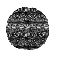 Ethno Seamless Pattern Standard 15  Premium Round Cushions