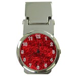 Rose Roses Flowers Red Valentine Money Clip Watches Front