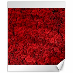 Rose Roses Flowers Red Valentine Canvas 16  X 20  by Pakrebo