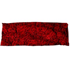 Rose Roses Flowers Red Valentine Body Pillow Case Dakimakura (two Sides) by Pakrebo