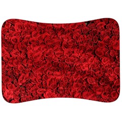 Rose Roses Flowers Red Valentine Velour Seat Head Rest Cushion by Pakrebo