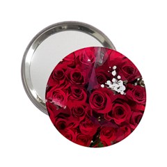 Roses Baby S Breath Bouquet Floral 2 25  Handbag Mirrors by Pakrebo