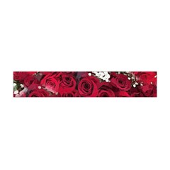 Roses Baby S Breath Bouquet Floral Flano Scarf (mini) by Pakrebo