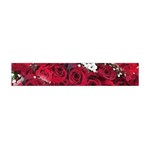 Roses Baby S Breath Bouquet Floral Flano Scarf (Mini) Front