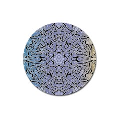 Tile Design Art Mosaic Pattern Magnet 3  (round) by Pakrebo