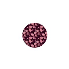 Cherry Blossoms Japanese Style Pink 1  Mini Buttons by Pakrebo