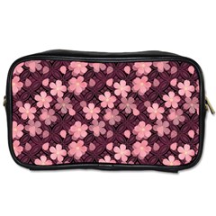 Cherry Blossoms Japanese Style Pink Toiletries Bag (two Sides) by Pakrebo