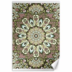 Seamless Pattern Abstract Mandala Canvas 12  X 18 