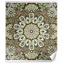 Seamless Pattern Abstract Mandala Canvas 20  X 24  by Pakrebo