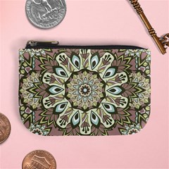 Seamless Pattern Abstract Mandala Mini Coin Purse by Pakrebo