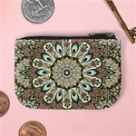 Seamless Pattern Abstract Mandala Mini Coin Purse Back