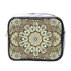 Seamless Pattern Abstract Mandala Mini Toiletries Bag (one Side) by Pakrebo