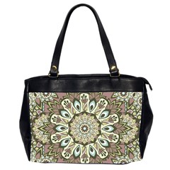 Seamless Pattern Abstract Mandala Oversize Office Handbag (2 Sides) by Pakrebo