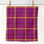 Plaid Tartan Background Wallpaper Face Towel Front