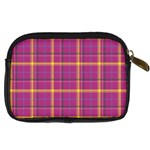 Plaid Tartan Background Wallpaper Digital Camera Leather Case Back