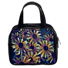 Spring Floral Black Eyed Susan Classic Handbag (two Sides) by Pakrebo