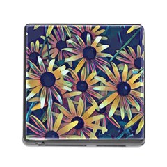 Spring Floral Black Eyed Susan Memory Card Reader (Square 5 Slot)